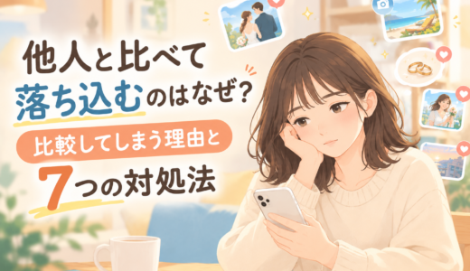 他人と比べて落ち込むのはなぜ？比較してしまう理由と7つの対処法